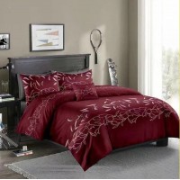 Three-piece Simple Plain Black Printing Bedding Set Three-piece Simple Plain Black Printing Bedding Set