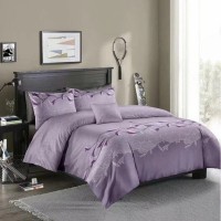 Three-piece Simple Plain Black Printing Bedding Set Three-piece Simple Plain Black Printing Bedding Set
