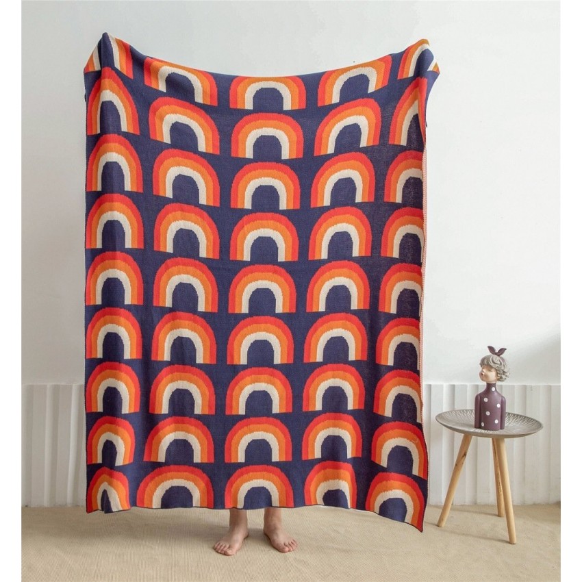 Nordic Cotton Wool Blanket Napping Blanket Cover Blanket
