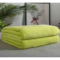 Solid Color Flannel Blanket Summer Air-conditioning Blanket Office Nap Blanket Solid Color Flannel Blanket Summer Air-conditioning Blanket Office Nap Blanket