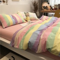 Washed Cotton Four-piece Bedding Set Washed Cotton Four-piece Bedding Set