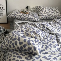 Washed Cotton Four-piece Bedding Set Washed Cotton Four-piece Bedding Set