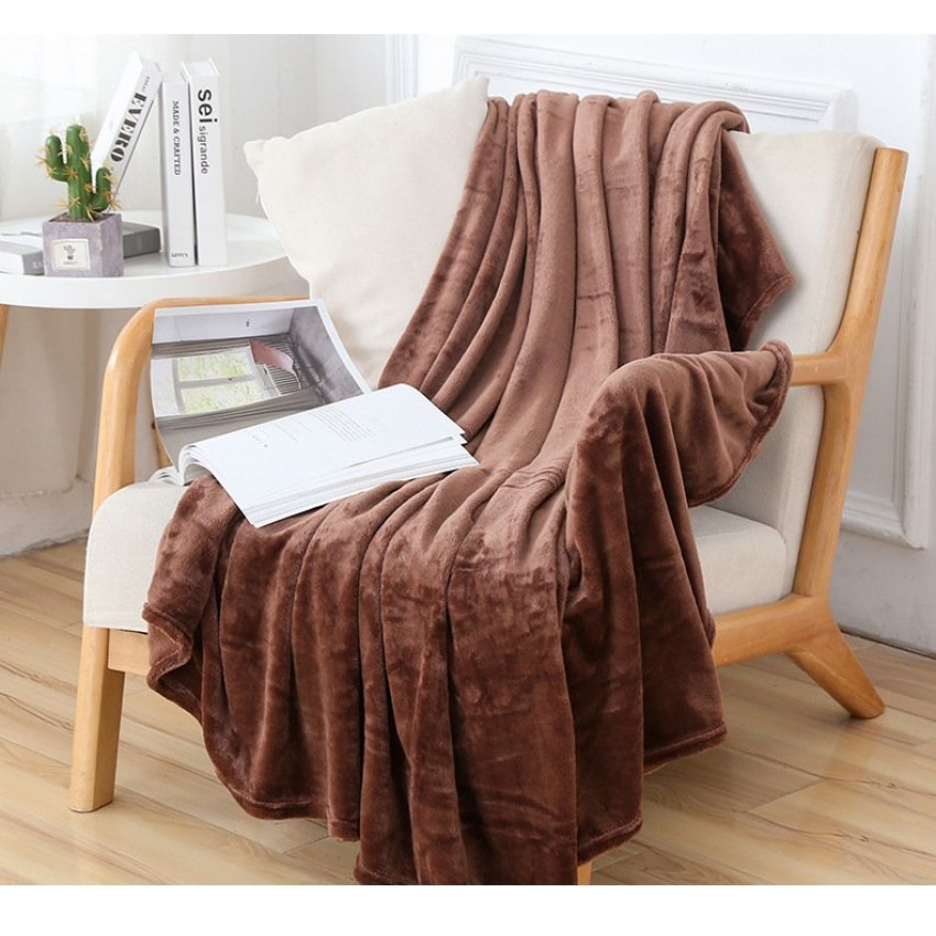 Solid Color Blanket Flannel Blanket