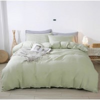 Four-piece Linen Bedding Set With Fitted Sheet And Fitted Sheet Four-piece Linen Bedding Set With Fitted Sheet And Fitted Sheet