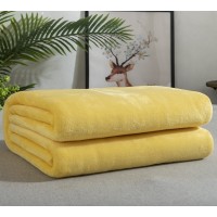 Solid Color Flannel Blanket Summer Air-conditioning Blanket Office Nap Blanket Solid Color Flannel Blanket Summer Air-conditioning Blanket Office Nap Blanket