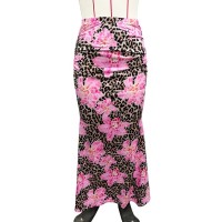 New Leopard Print Midi Skirt