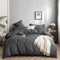 Modern Minimalist Washed Cotton Four-piece Bedding Set Modern Minimalist Washed Cotton Four-piece Bedding Set