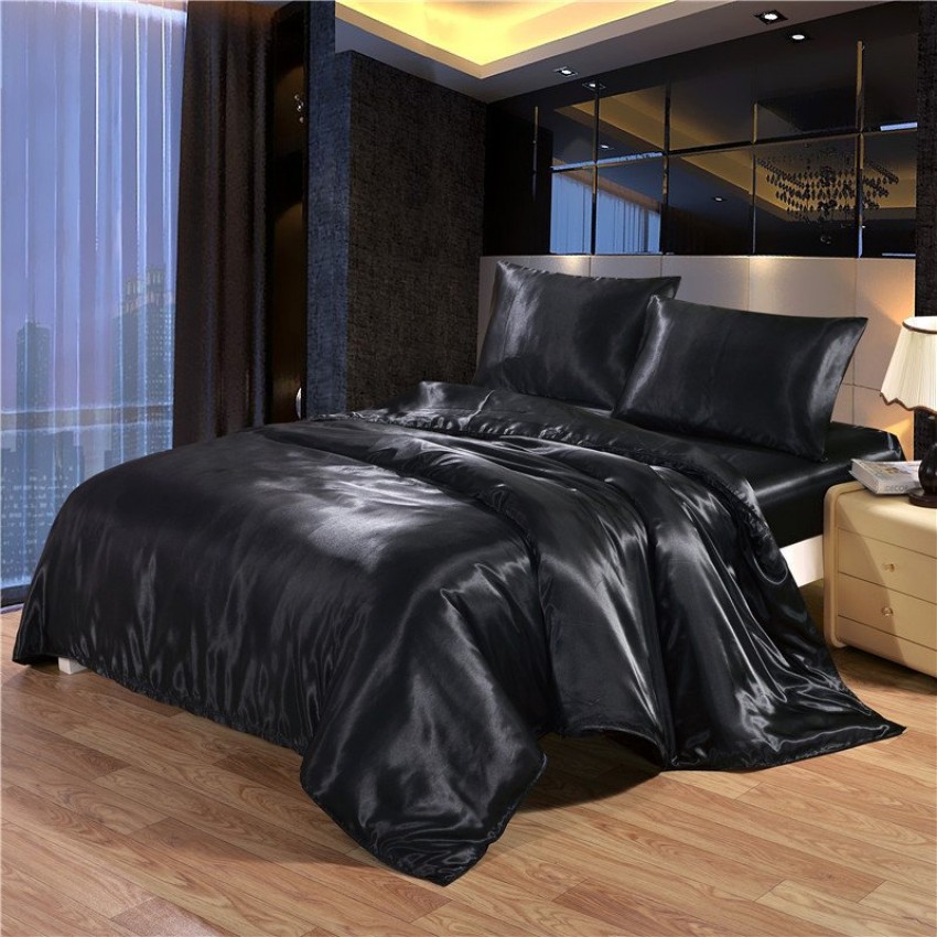Summer Satin Bedding Set Imitation Silk Summer Satin Bedding Set Imitation Silk