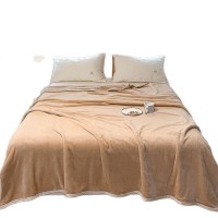 Solid Color Flannel Blanket Double-sided Multifunctional Coral Fleece Blanket Gift Blanket Solid Color Flannel Blanket Double-sided Multifunctional Coral Fleece Blanket Gift Blanket