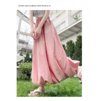 Laidback Voluminous Bud Shaped Midlength Skirt