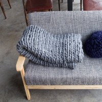 Thick Yarn Woven Blanket Icelandic Wool Knitted Blanket Thick Yarn Woven Blanket Icelandic Wool Knitted Blanket