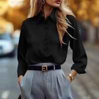 Springautumn Long-sleeve Western-style Womens Shirt