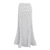 Sweet Youth-Enhancing Polka-Dot Pleated Skirt