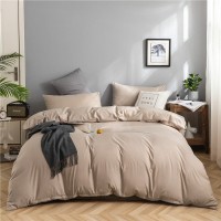 Modern Minimalist Washed Cotton Four-piece Bedding Set Modern Minimalist Washed Cotton Four-piece Bedding Set