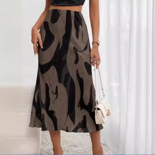Summer New Women's Printed Skirt