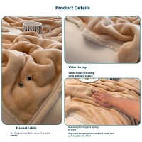 Solid Color Flannel Blanket Double-sided Multifunctional Coral Fleece Blanket Gift Blanket Solid Color Flannel Blanket Double-sided Multifunctional Coral Fleece Blanket Gift Blanket