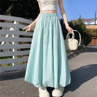 Laidback Voluminous Bud Shaped Midlength Skirt