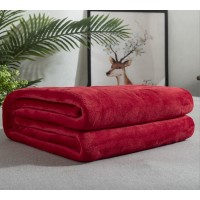 Solid Color Flannel Blanket Summer Air-conditioning Blanket Office Nap Blanket Solid Color Flannel Blanket Summer Air-conditioning Blanket Office Nap Blanket
