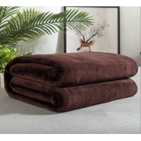 Solid Color Flannel Blanket Summer Air-conditioning Blanket Office Nap Blanket Solid Color Flannel Blanket Summer Air-conditioning Blanket Office Nap Blanket
