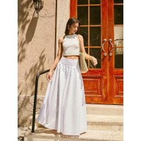 High-waisted Casual Womens Vacation-style Best-selling Skirt