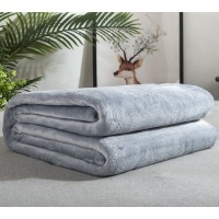 Solid Color Flannel Blanket Summer Air-conditioning Blanket Office Nap Blanket Solid Color Flannel Blanket Summer Air-conditioning Blanket Office Nap Blanket