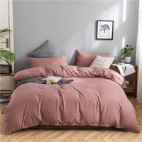 Modern Minimalist Washed Cotton Four-piece Bedding Set Modern Minimalist Washed Cotton Four-piece Bedding Set