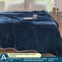 Solid Color Flannel Blanket Double-sided Multifunctional Coral Fleece Blanket Gift Blanket Solid Color Flannel Blanket Double-sided Multifunctional Coral Fleece Blanket Gift Blanket