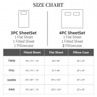 Bedding Full Bed Sheets Set - 4 Piece Bedding - Brushed Microfiber - Shrinkage And Fade Resistant - Easy Care -Full, White Bedding Full Bed Sheets Set - 4 Piece Bedding - Brushed Microfiber - Shrinkage And Fade Resistant - Easy Care -Full, White