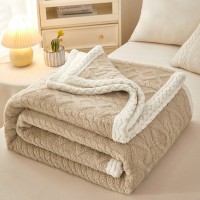 Blanket Double Thickened Warm Coral Fleece Sofa Blanket Blanket Double Thickened Warm Coral Fleece Sofa Blanket