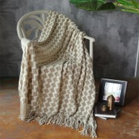 Knitted Wool Blanket Cashmere Blanket Knitted Wool Blanket Cashmere Blanket