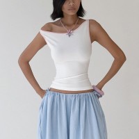 Womens Casual Sporty Cropped Slim-fit Camisole
